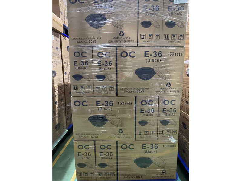 36oz PP Diamond Bowl with Lid