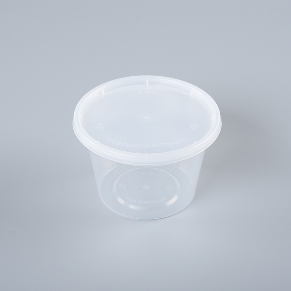 Clear 16oz PP Soup Cup with Lid