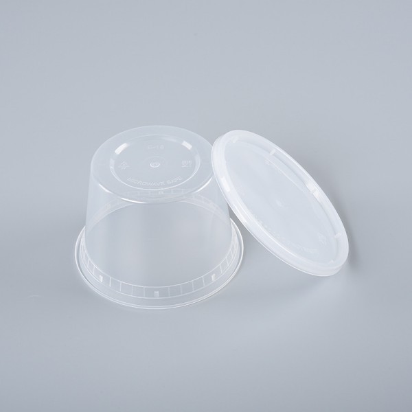 Clear 16oz PP Soup Cup with Lid