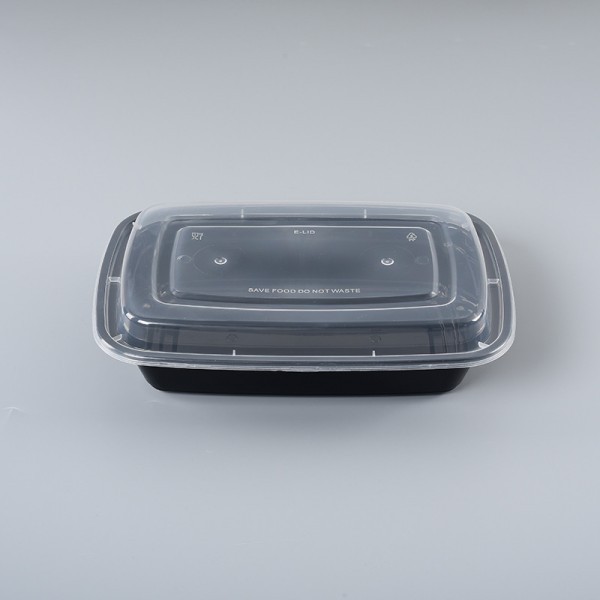 Disposable PP Take Out Square Container with Lid