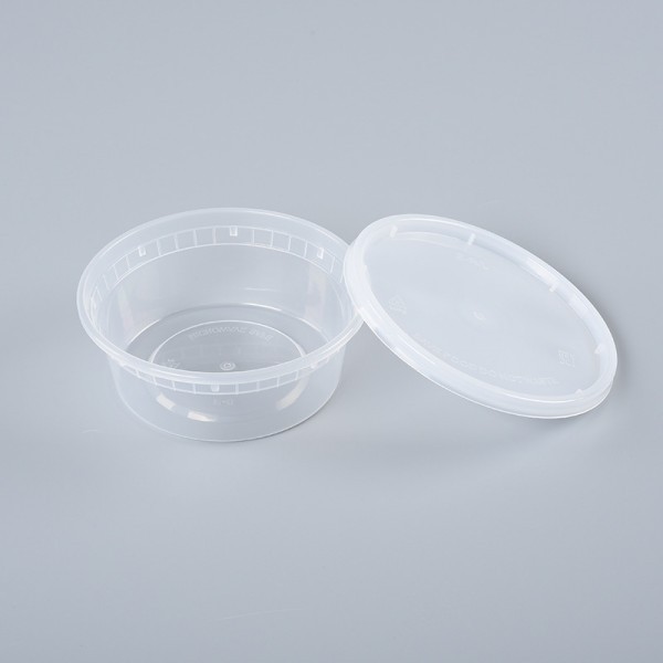 Clear 8oz PP Soup Cup with Lid