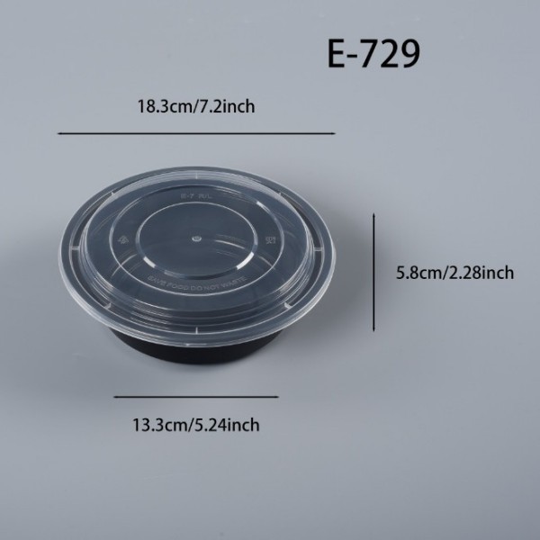 Disposable PP Take Out Container Bowl with Lid