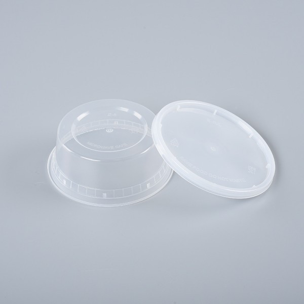 Clear 12oz PP Soup Cup with Lid