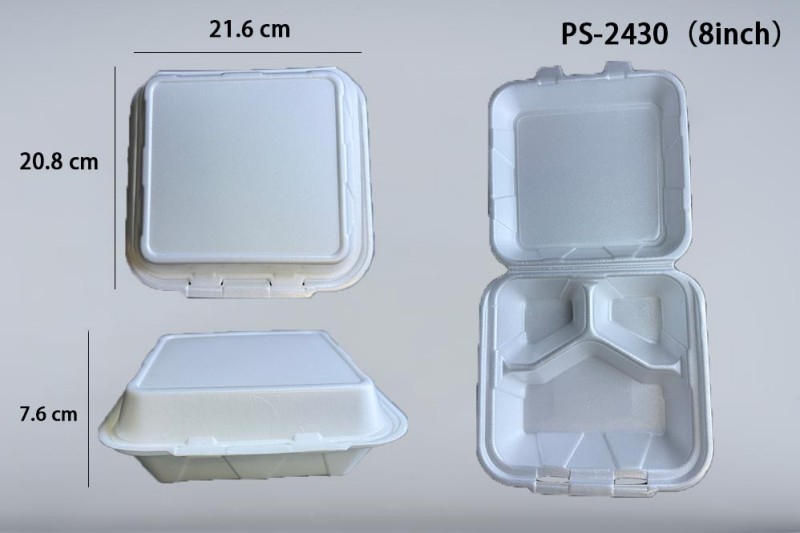 PS Foam Boxes PS-2430 (8-inch)