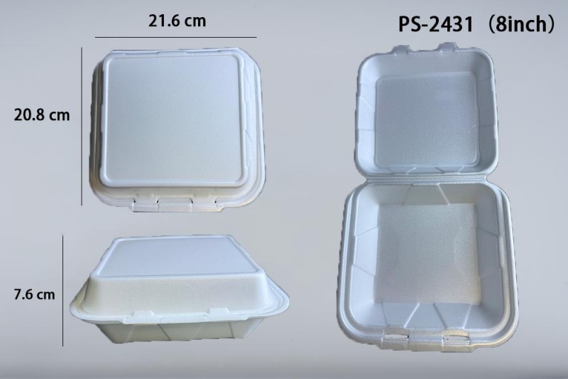 PS Foam Boxes PS-2431（8inch）