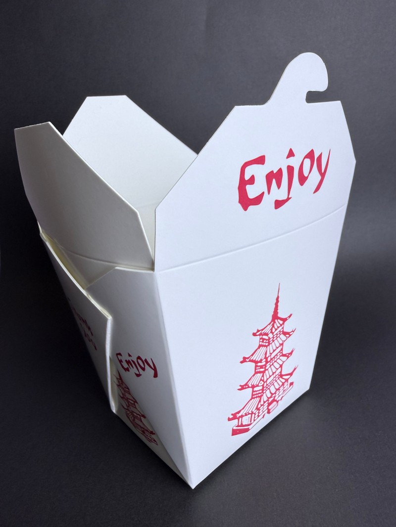 32oz Paper Container with Handle