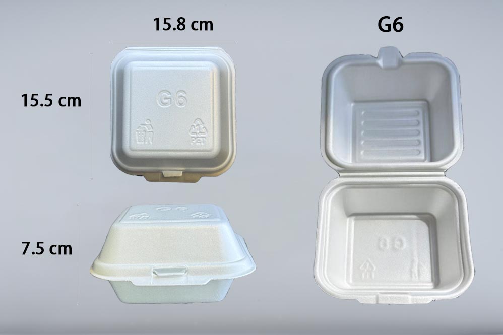 RPET Foam Food Container F6
